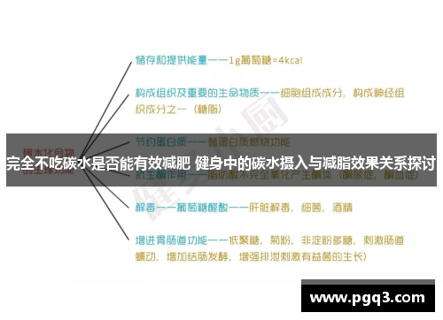 完全不吃碳水是否能有效减肥 健身中的碳水摄入与减脂效果关系探讨
